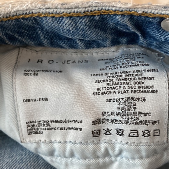 IRO Debyh Acid Washed Jeans (J1) - Picture 5 of 8